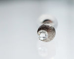 GICLAT / K18WG 月 Dia ピアス