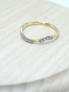 GICLAT / 月の道 lone 2pcs Dia R K18YG/WG
