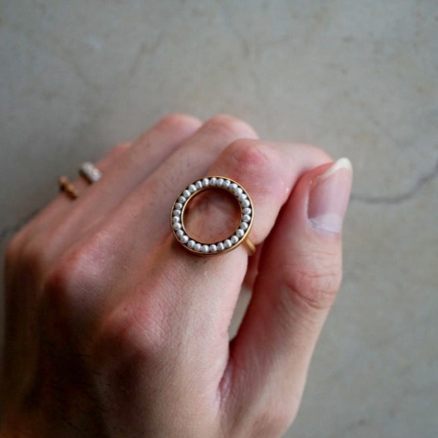 revie objects / ●pearl ring