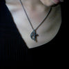 GIFTED / missing ネックレス - CROSS ＆ MEDAL -　(black）