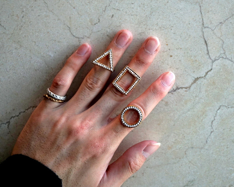 revie objects / ●pearl ring