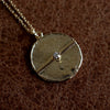 bohem / mel necklace dia CIRCLE【bhm-36-N-D-dia】