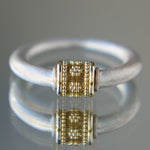 HAVITAS　Granulation pipe ring (K18YG×SV925）