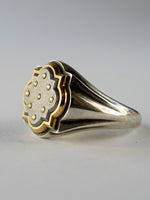 YES / Iron PLATE SIGNET RING_Square