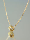 HAVITAS Granulation pipe necklace K18