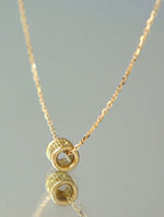 HAVITAS Granulation pipe necklace K18