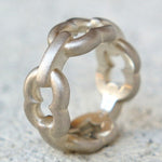GIFTED / 4LINKED IMPLOSION CHAIN RING SV