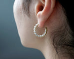 GICLAT / K18YG　月の満ち欠け　ピアス