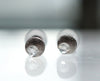 GICLAT / K18WG 月 Dia ピアス