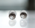 GICLAT / K18WG 月 Dia ピアス