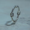 GIFTED / HOOPED IMPLOSION CHAIN RING SV
