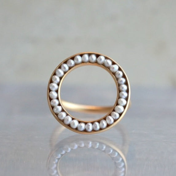 revie objects / ●pearl ring