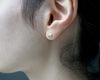 GICLAT / K18YG 月 Dia スタッド ピアス