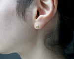 GICLAT / K18YG 月 Dia スタッド ピアス