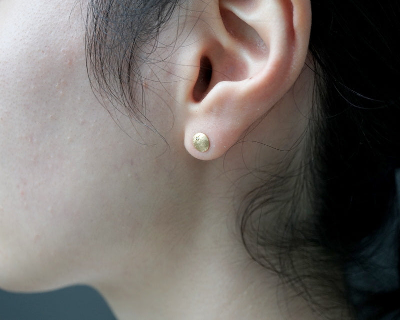 GICLAT / K18YG 月 Dia スタッド ピアス