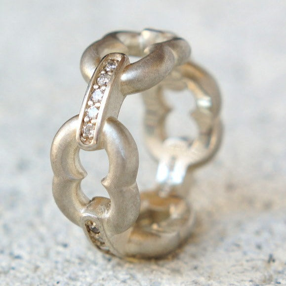 GIFTED/ 4LINKED IMPLOSION CHAIN RING SVD