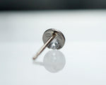 GICLAT / K18WG 月 Dia ピアス