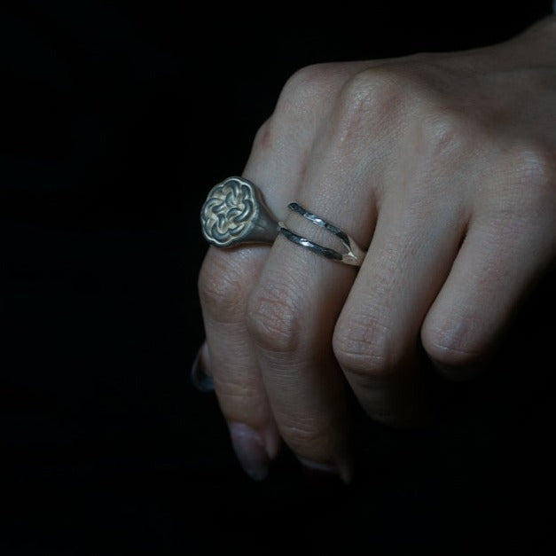 GIFTED / IMPLOSION WHEEL RING_M (SV)