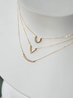 HAVITAS　Granulation necklace curve K18YG