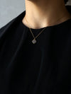 YES / Iron Plate Necklace　○ K18