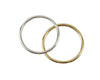 Losau / Single Line Ring (K18 Gold / Silver)