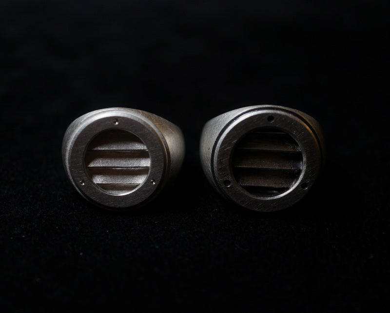 kagari yusuke × GIFTED / duct ring （silver）