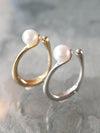 HAVITAS big hoop inner cuff pearl SV 片耳