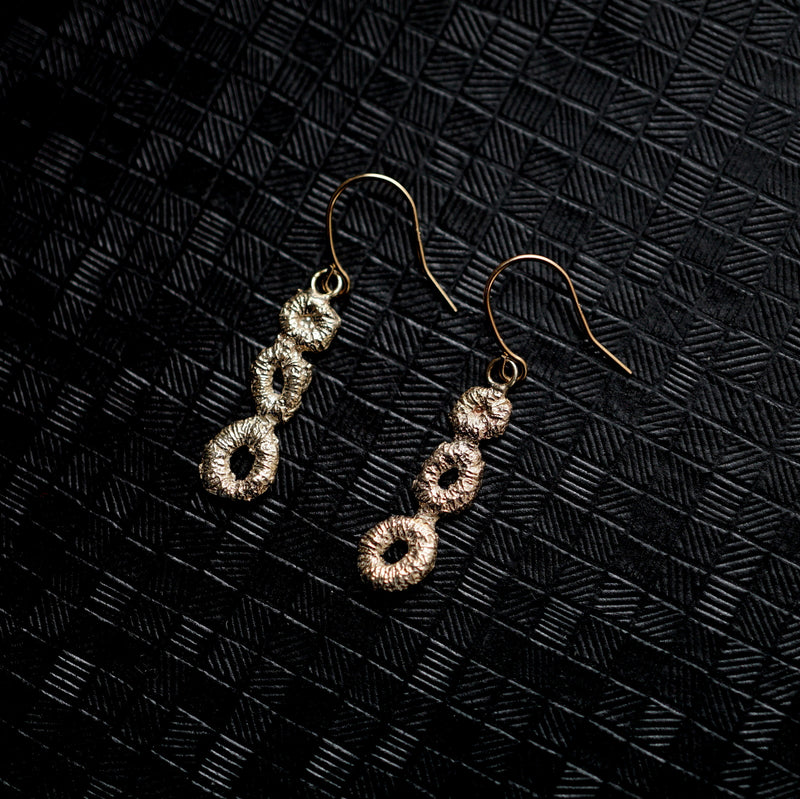emme / K10 antique lace earrings (oro1025)