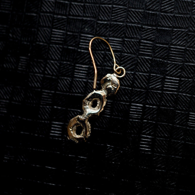 emme / K10 antique lace earrings (oro1025)