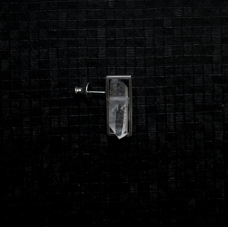 revie objects /〈INSIDE〉quartz earring（IN2-01/03）