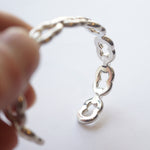 GIFTED / LINKED IMPLOSION CHAIN BANGLE_M
