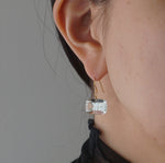 quartz earrings