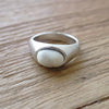 sussus. / horn ball ring silver（H2211）