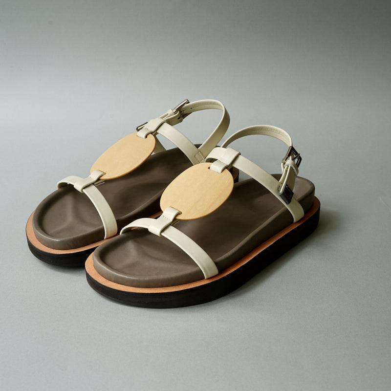 新品】_Fot plywood volume sandals-