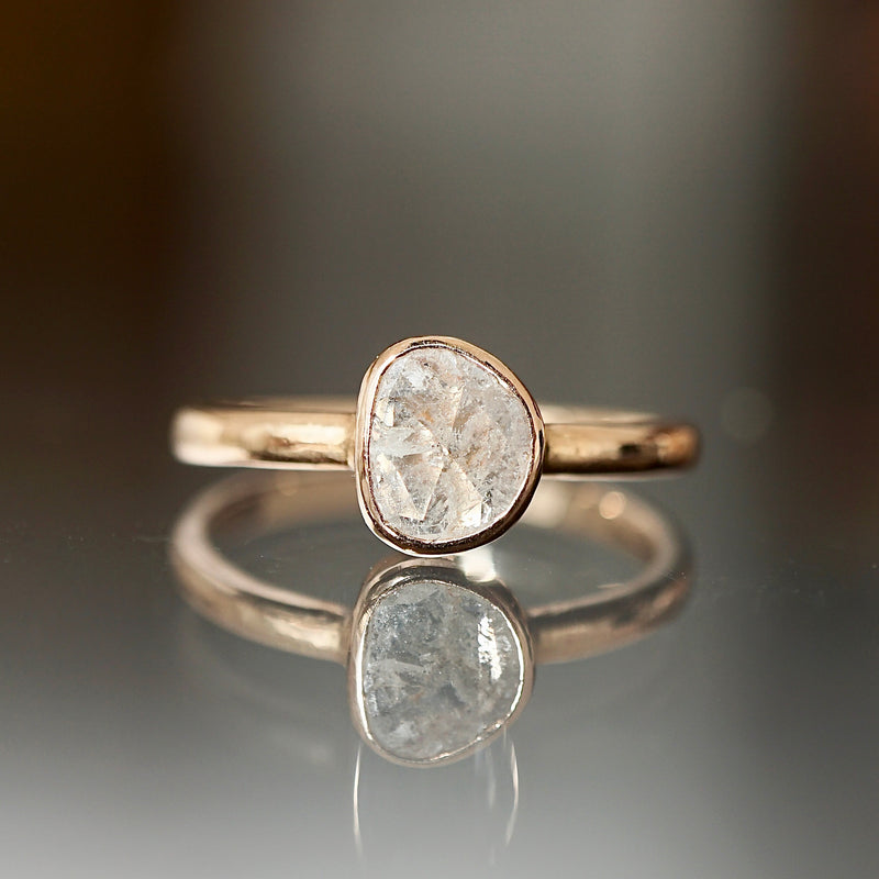 K18 Slice Diamond Ring / 17