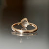 K18 slice diamond 0.45ct ring/17号