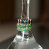 K18 blue sapphire eternity ring #13