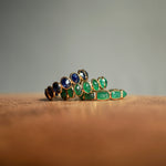 K18 blue sapphire eternity ring #13