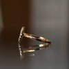 K18 slice Diamond 0.51ct ring/13号