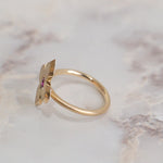 Kagann jewelry (カガンジュエリー) / Moroccan star ring ピンクサファイア K10