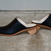 _FOT / WOOD HEEL MULE SANDALS SOFT _ CIRCLE (MAPLE)