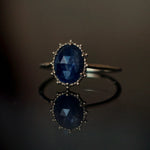 Havitas Granulation Sapphire Ring (K14 YG)♯11