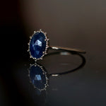 Havitas Granulation Sapphire Ring (K14 YG)♯11