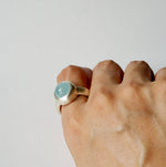 【期間限定-10/6】ODA / Milky Aquamarine ring 22-3-R