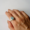 【期間限定-10/6】ODA / Milky Aquamarine ring 22-3-R