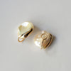 ODA / keshi freshwater pearl pierced earring until 9/25