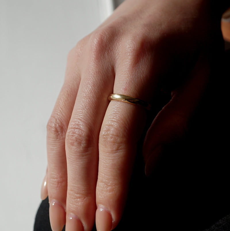 【期間限定掲載】hatsuyume / 【受注生産】ring K18 gimmel #12.5 (r-8y-gim)