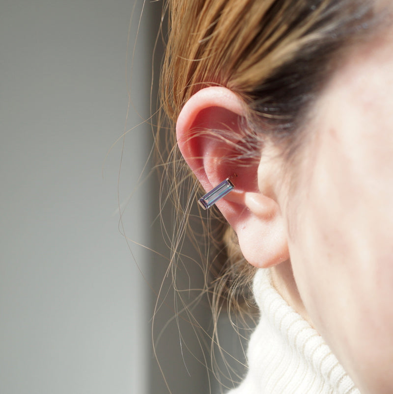[Limited time only] Hatsuyume / earcuff K10YG 1stone MysticTopaz(c-0y-st-mysb)