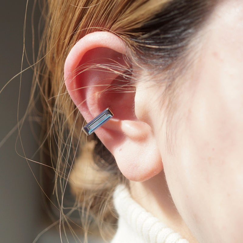 [Limited time only] Hatsuyume / earcuff K10YG 1stone MysticTopaz(c-0y-st-mysb)