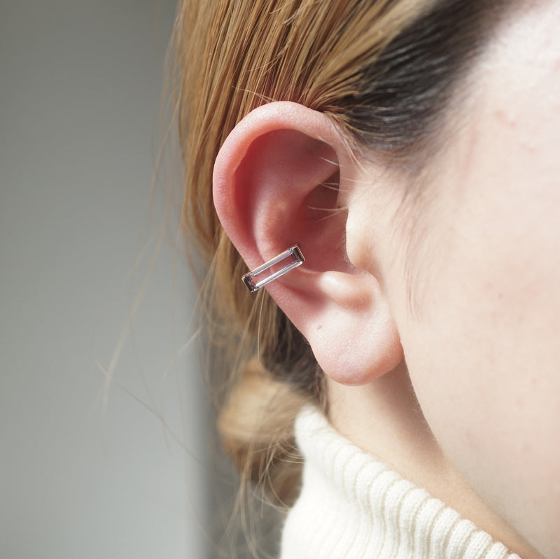 [Limited time only] Hatsuyume / earcuff K10YG 1stone pink amethyst (c-0y-st-amep)